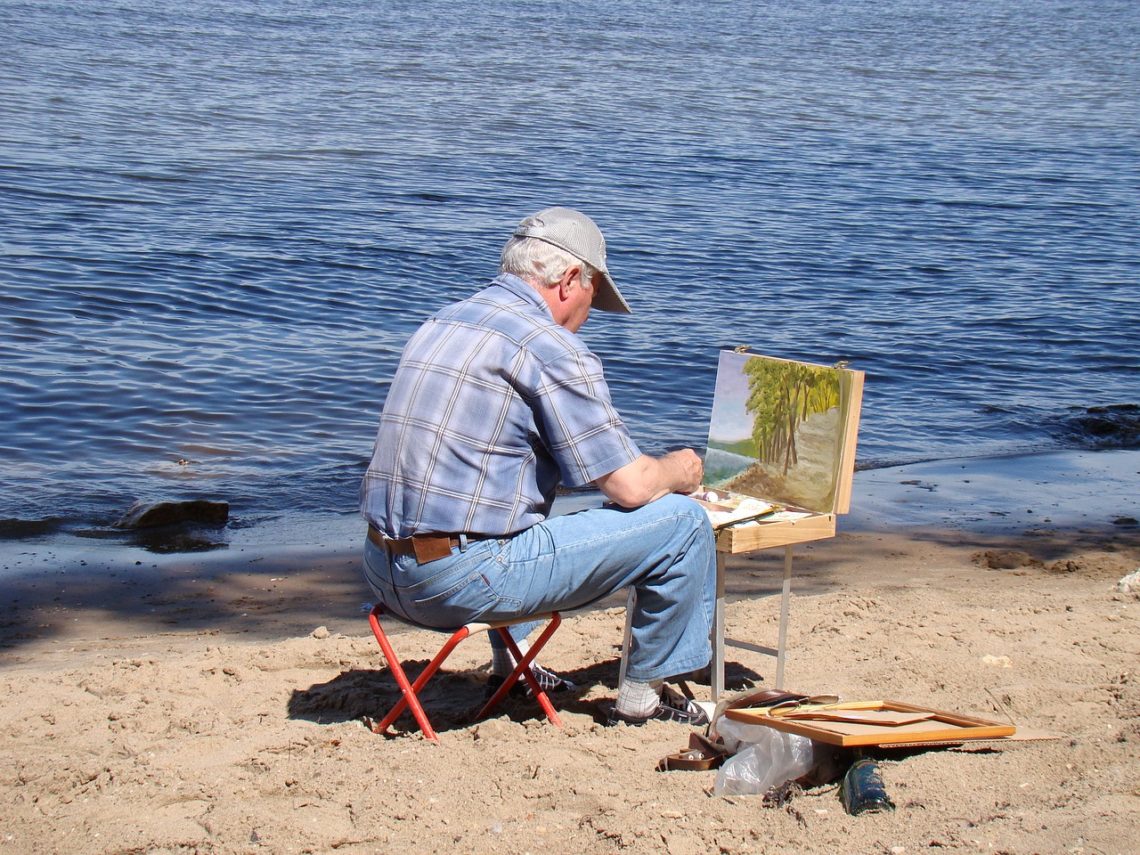 Artist Plein Air Painting